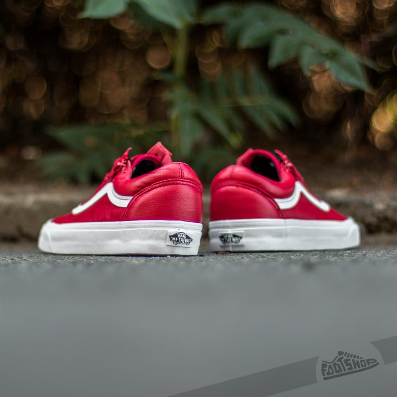 Vans old skool deals zip red