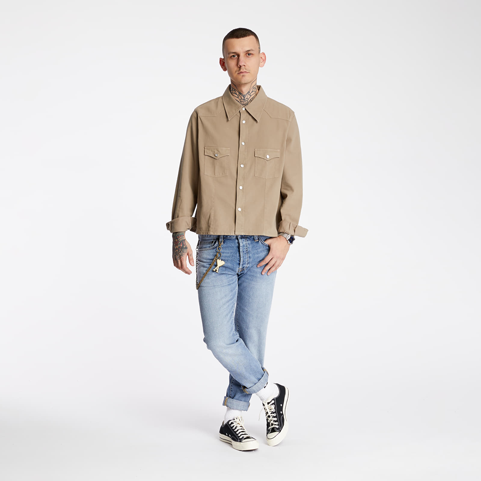 Our Legacy Shrunken Frontier Shirt Rodeo Sand | Footshop