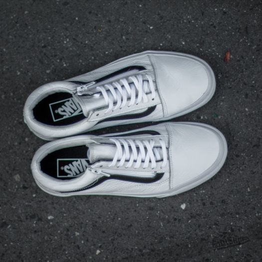 Vans old skool hotsell true white leather
