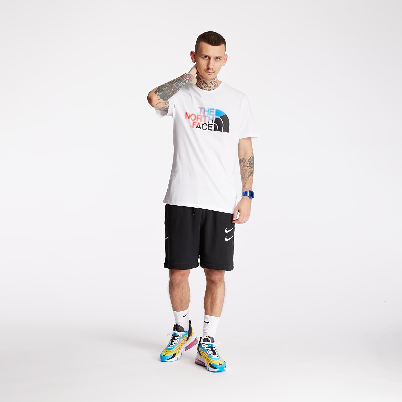 T-shirts The North Face Blurr Dome Glass Tee White