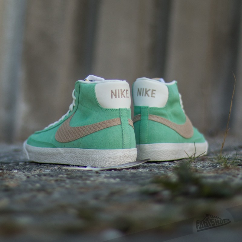 Men's shoes Nike Blazer Mid Premium Vintage QS Poison Green/Sand Dune 