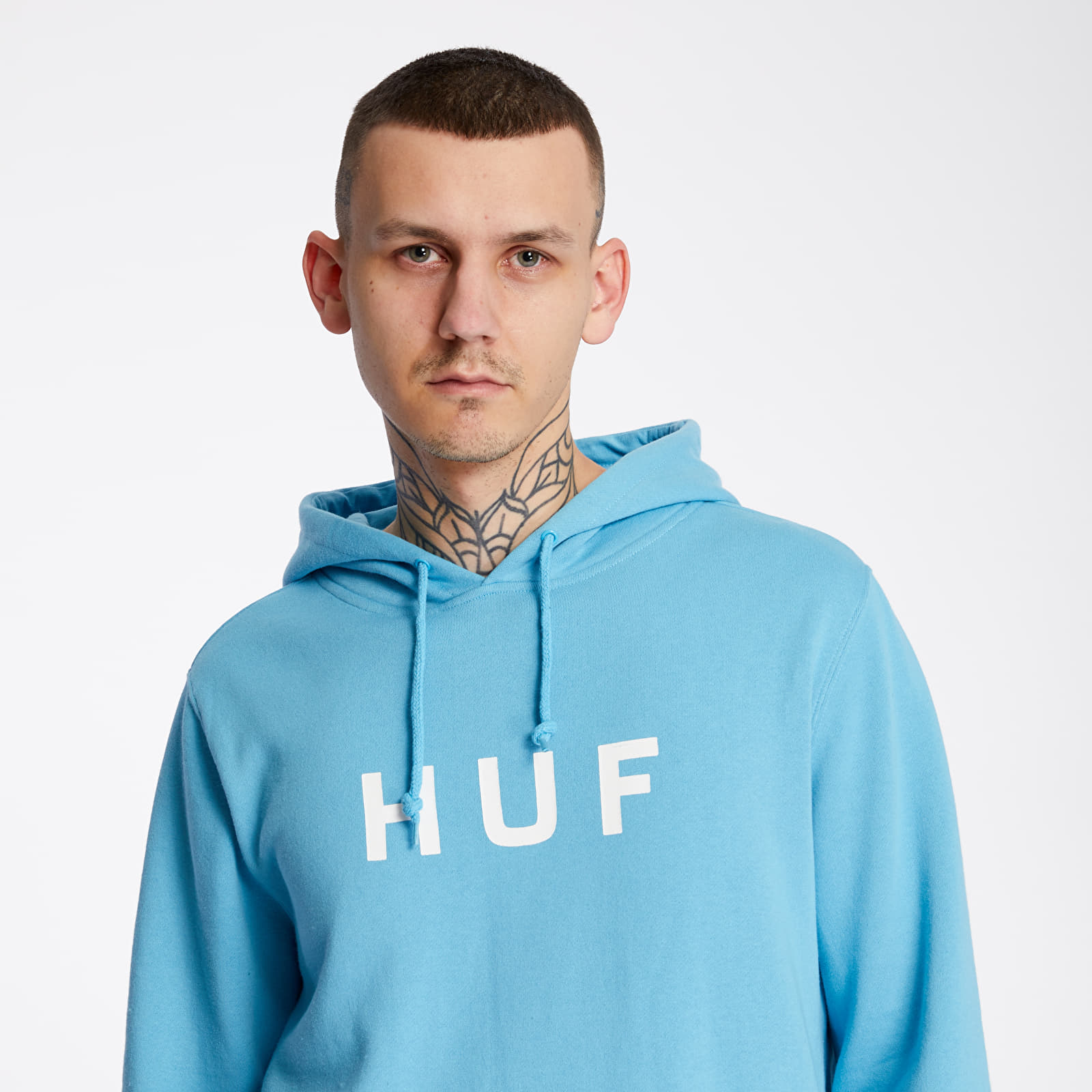 Light blue cheap huf hoodie