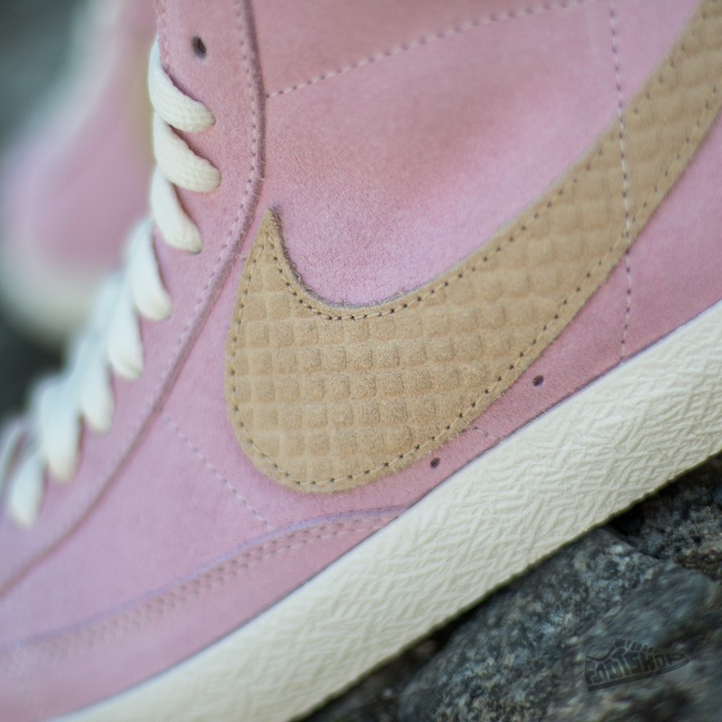 Dámské tenisky a boty Nike Blazer Mid Premium Vintage QS Prism Pink/Sand Dune 