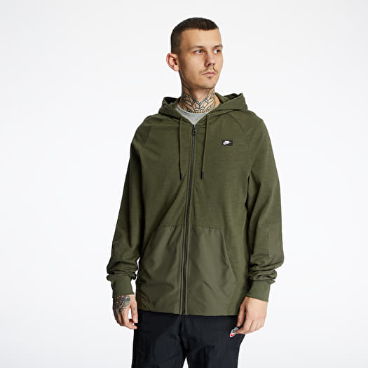 Hoodies and sweatshirts Nike Sportswear Me Mix Hoodie Cargo Khaki Cargo Khaki Black Oxidized Footshop
