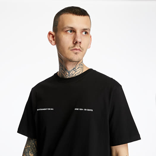 T shirts Soulland Meets Playboy June Tee Black Footshop