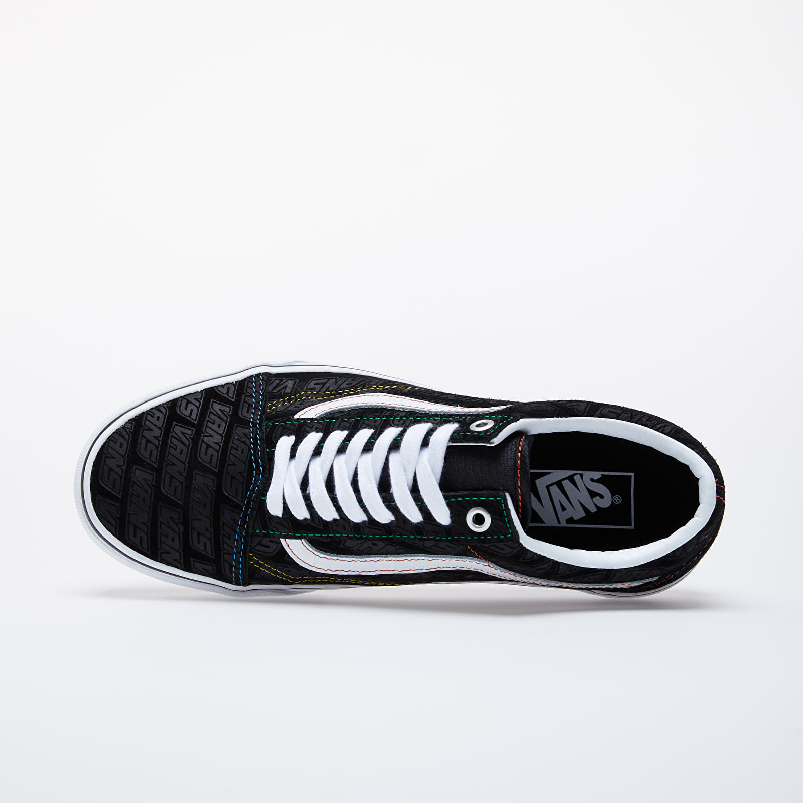 Herren Sneaker und Schuhe Vans Old Skool (Vans Emboss) Black/ True White