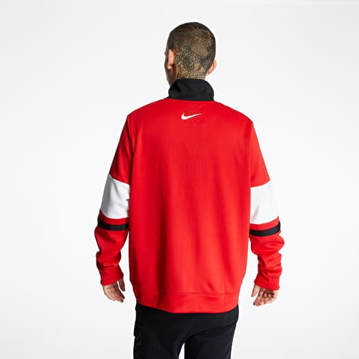 Nike air jacket red and black cheap