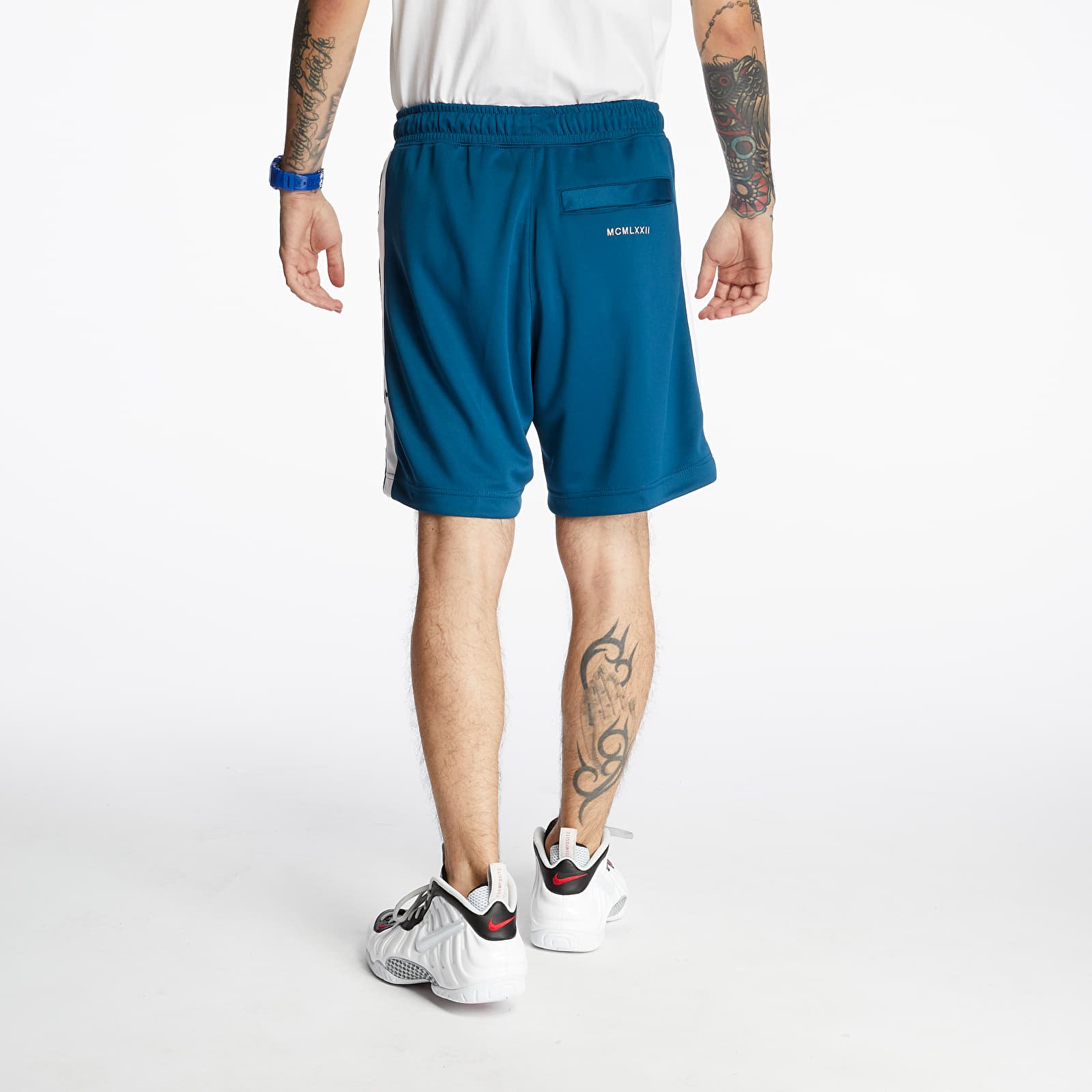Pantalones cortos Nike Sportswear Swoosh PK Shorts Blue Force/ White/ Black/ Barely Volt