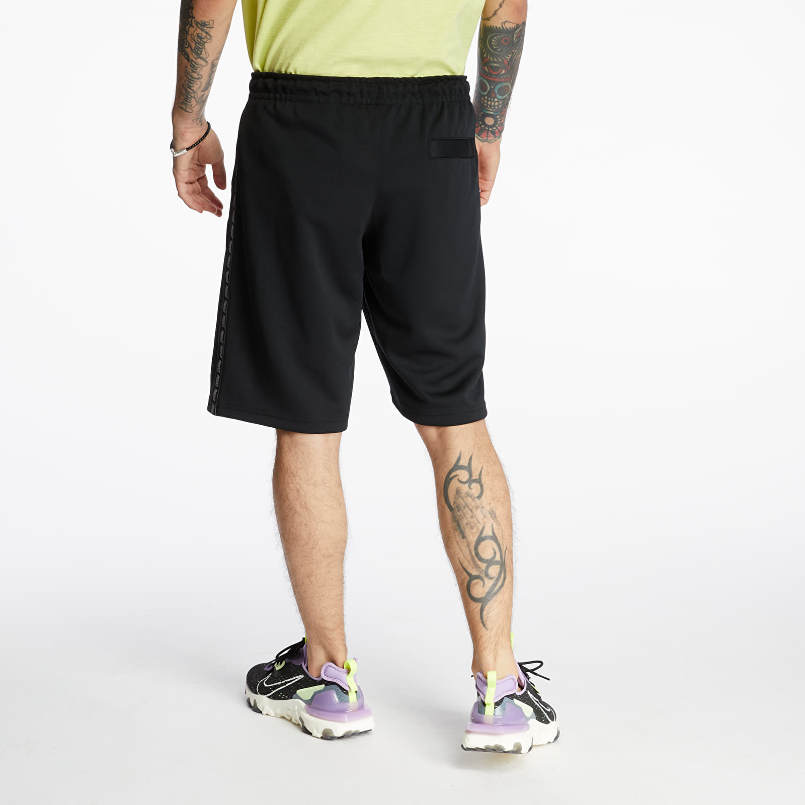 Shorts Nike Sportswear Repeat Poly Shorts Black/ Reflective Silv