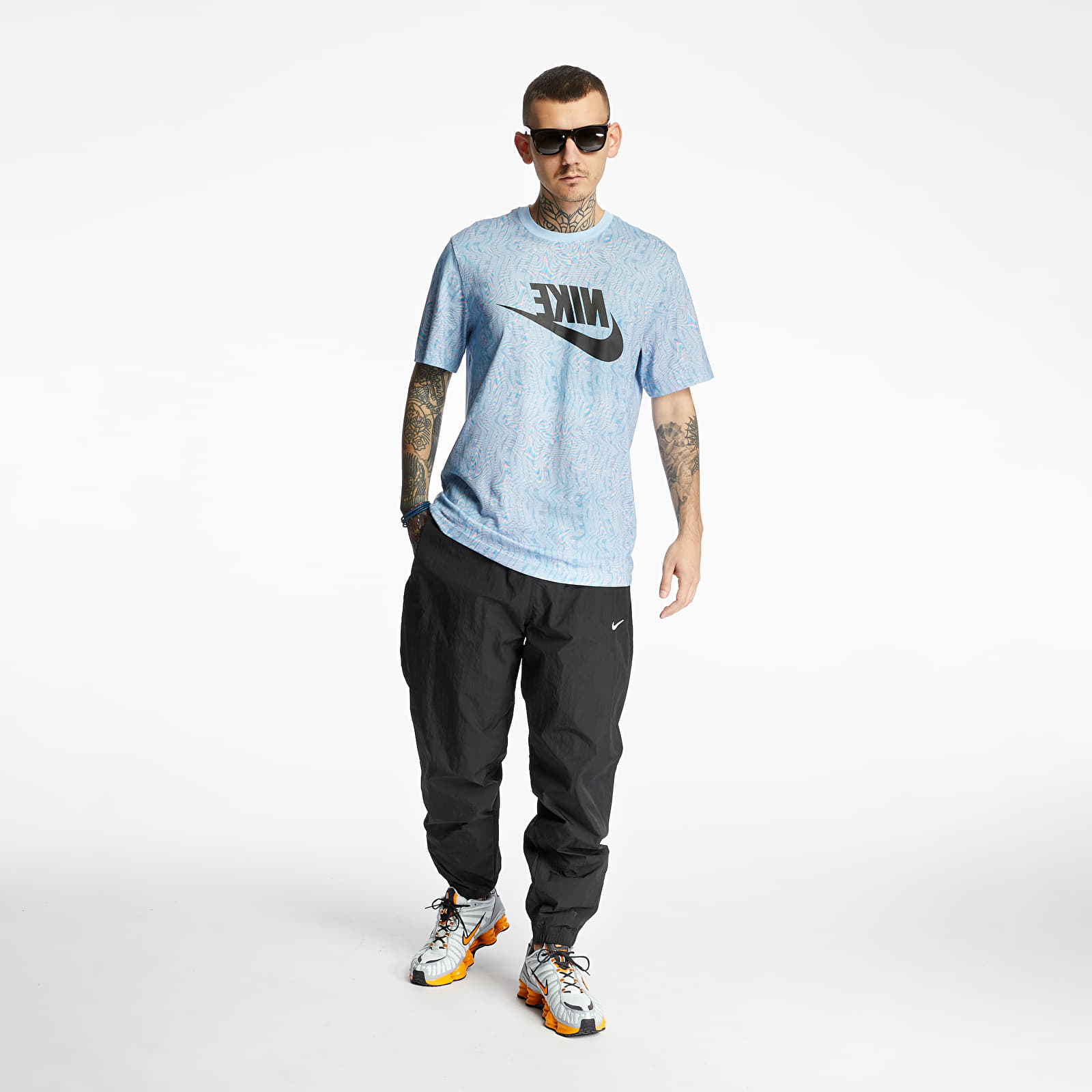 T-shirts Nike Sportswear Festival Tee Psychic Blue/ Black
