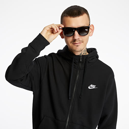nike sportswear club hoodie fz ft