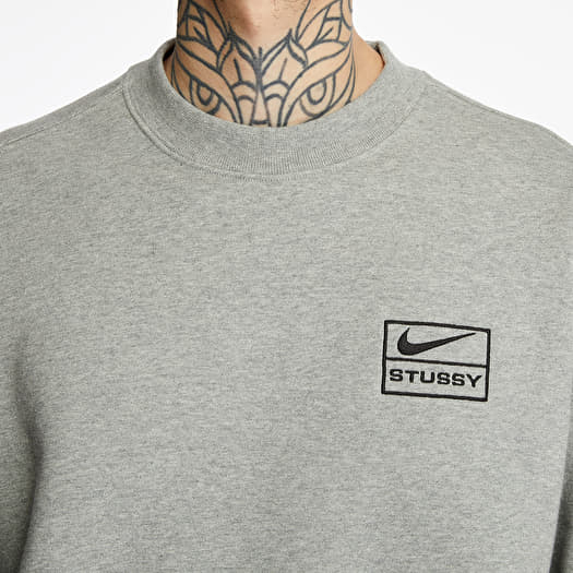 Hoodies and sweatshirts Nike x Stussy Crewneck Grey Footshop