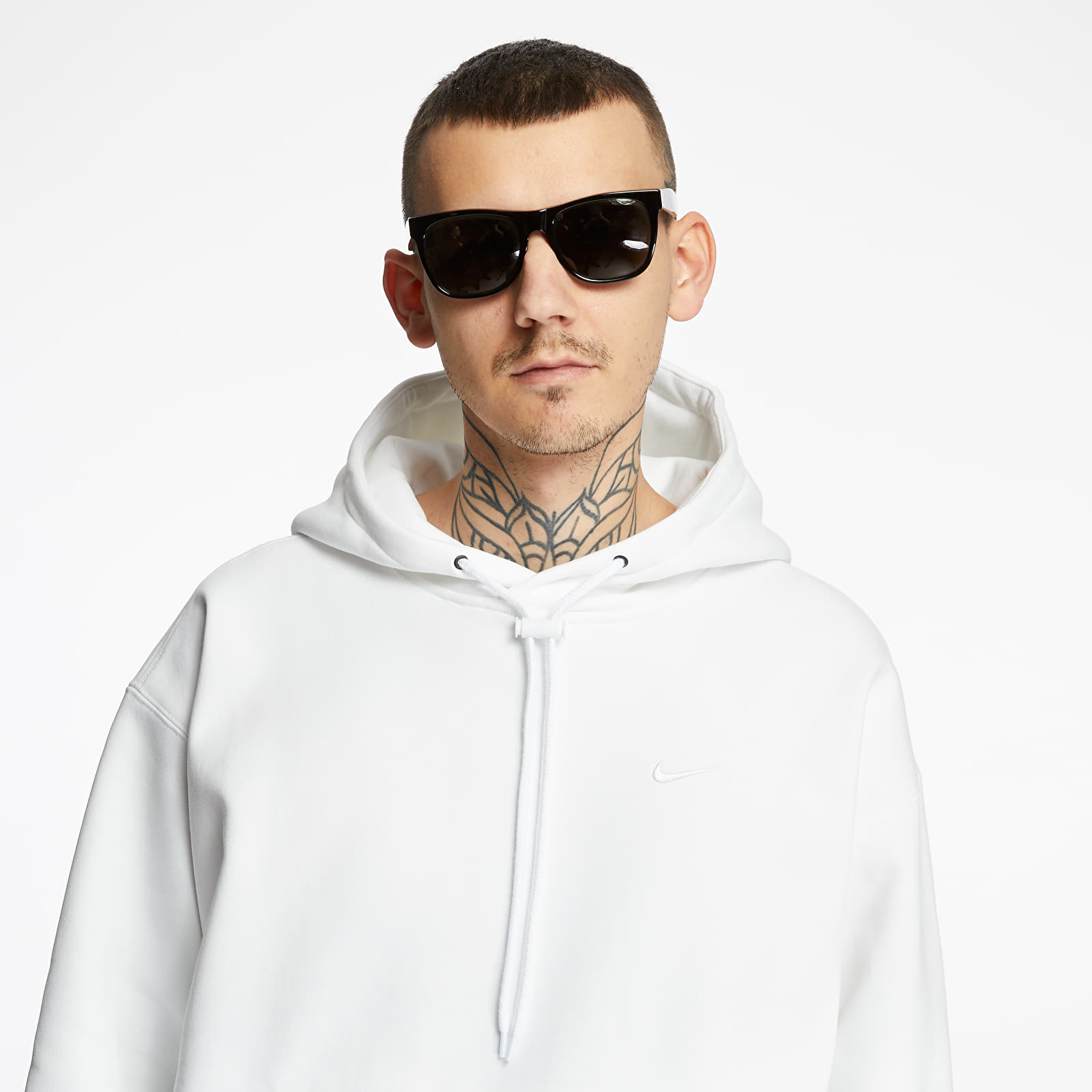 Sweatjacken und Sweatshirts NikeLab Hoodie White