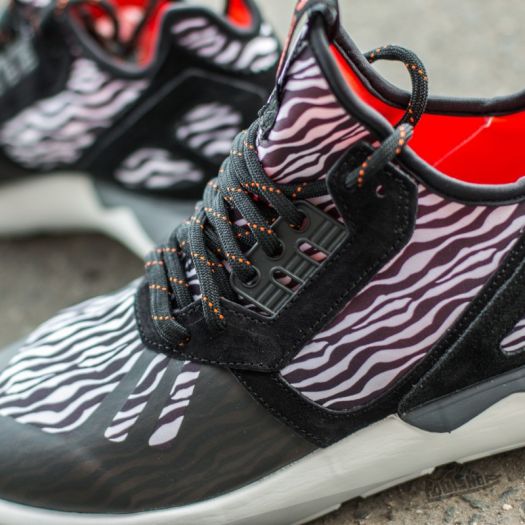 Adidas tubular store black and orange