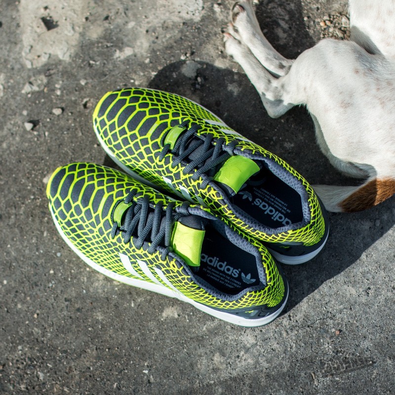 Men's shoes adidas Zx Flux Techfit Solar Yellow/ Ftw White/ Onix