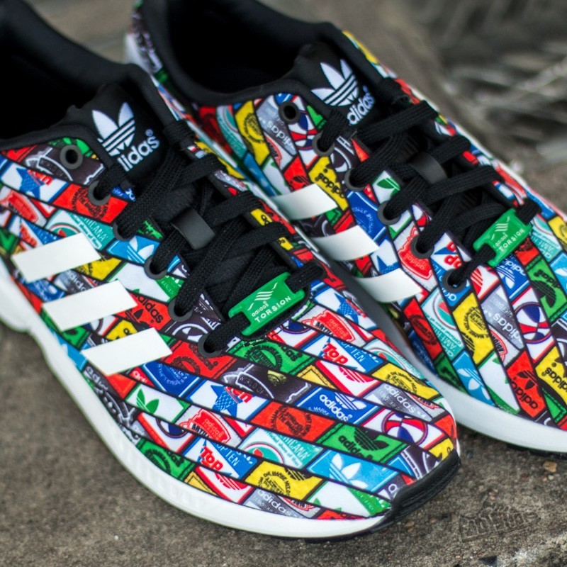 C〜Y Men's shoes adidas ZX Flux Ftw White/ Core Black (B24904 VS