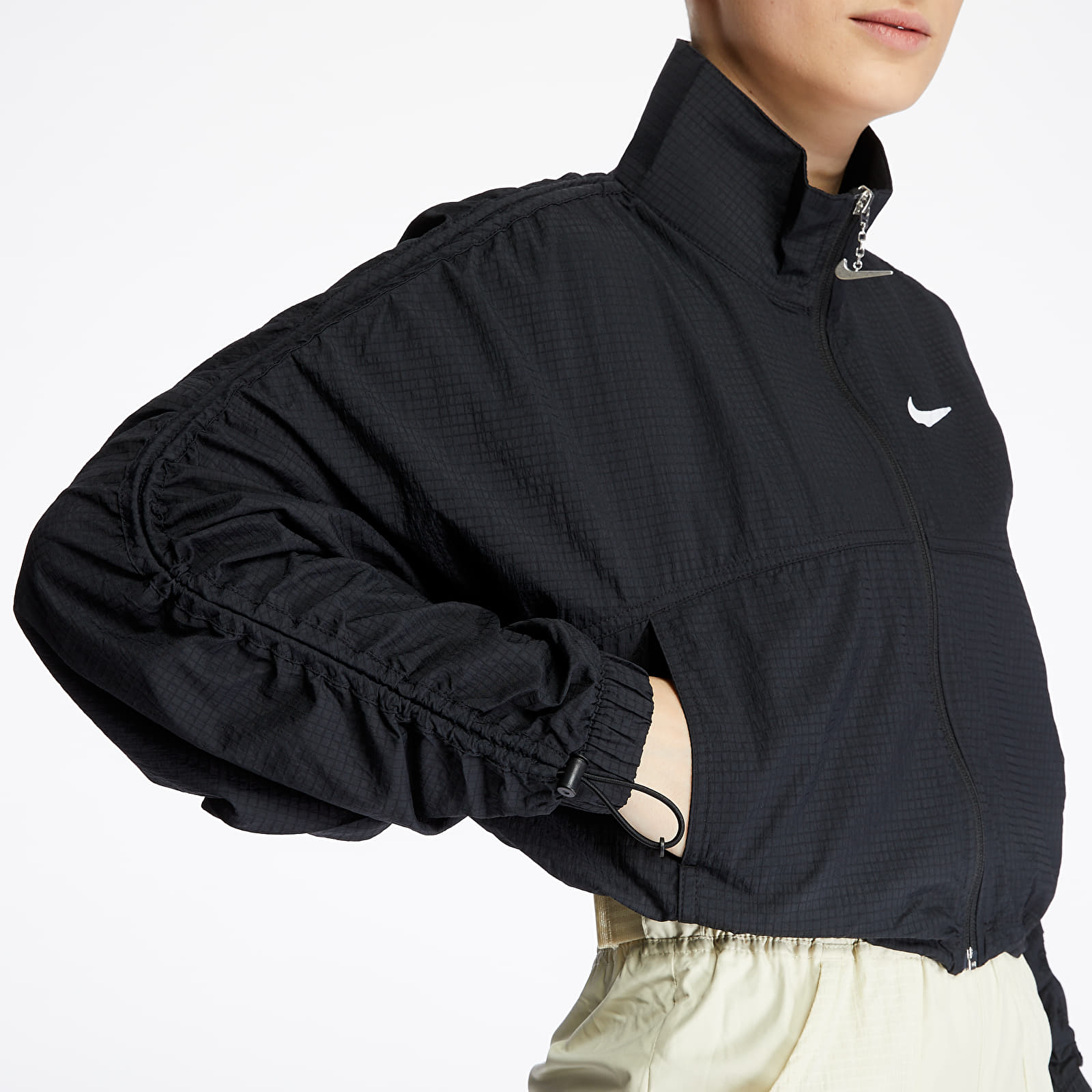 Nike sportswear hotsell swoosh woven jacket