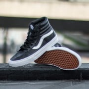 Leather vans sk8 2025 hi