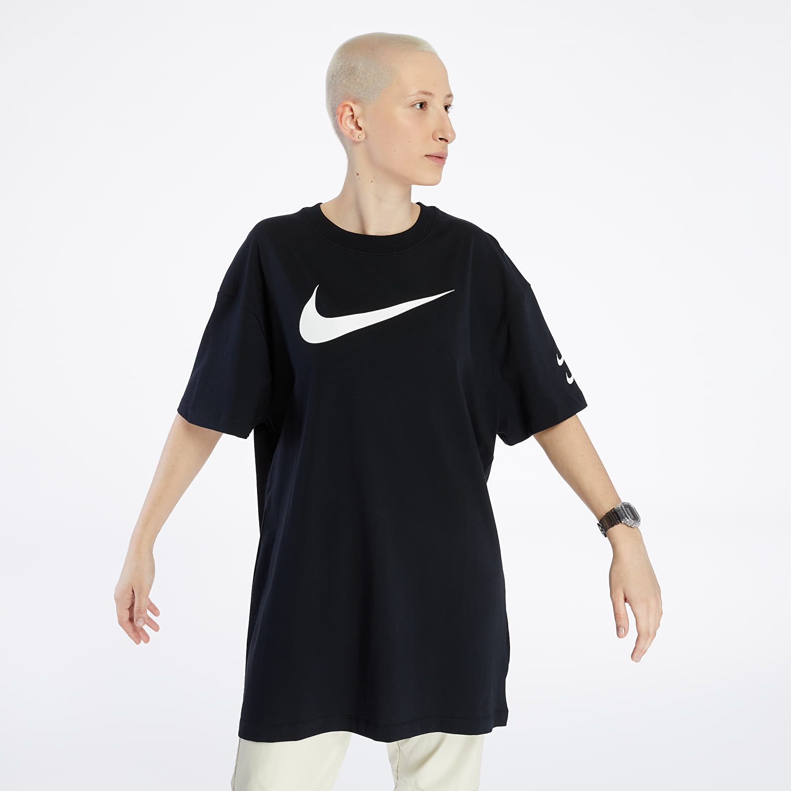 Dress Nike Sportswear Swoosh Dress Black White Footshop