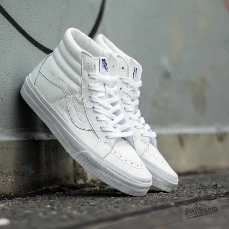 Vans Sk8-Hi Reissue Premimum Leather True White | Footshop