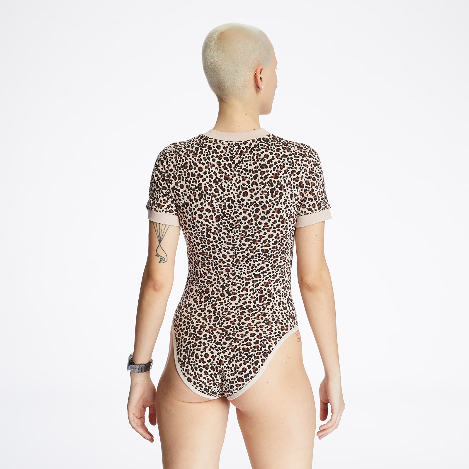 Bodysuit Nike Sportswear AOP Print Pack Bodysuit Particle Beige