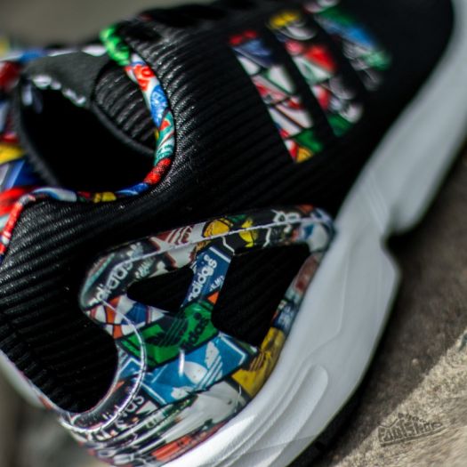 Adidas men's zx flux black/white/multicolor 2025