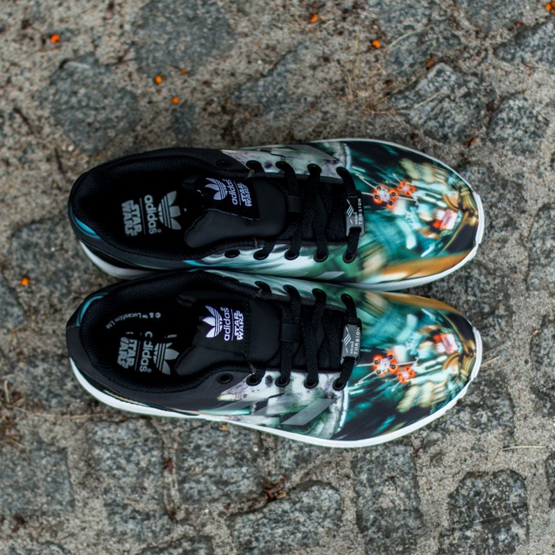 Naiste jalatsid adidas ZX Flux Millenium Falcon K Core Black/ Reflect/ Ftw White