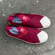 Women s shoes adidas Superstar Slip On W Burgundy Burgundy