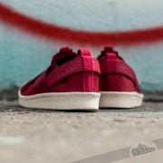 Adidas superstar slip on burgundy outlet