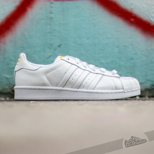 Men s shoes adidas Superstar Pharrell Mr. Supershell Ftw White Ftw White Yellow Footshop