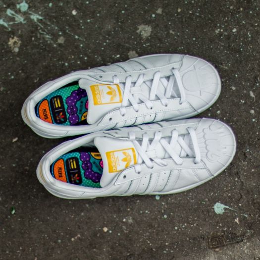 Men s shoes adidas Superstar Pharrell Mr. Supershell Ftw White Ftw White Yellow Footshop