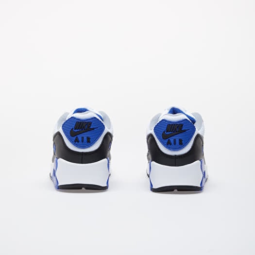 Men s shoes Nike Air Max 90 White Particle Grey Hyper Royal Black Footshop