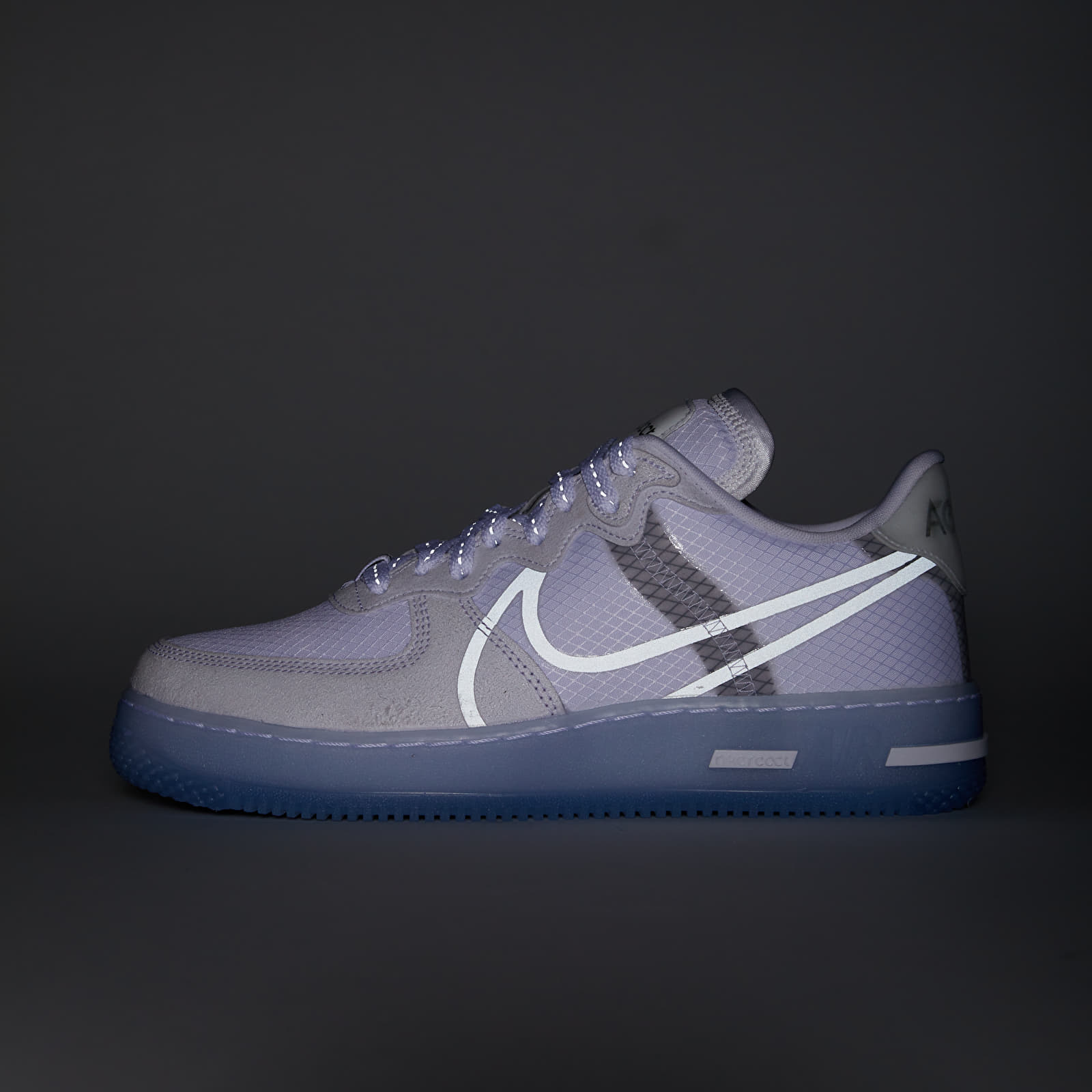 Chaussures et baskets homme Nike Air Force 1 React QS White Light Bone Sail Rush Coral Footshop