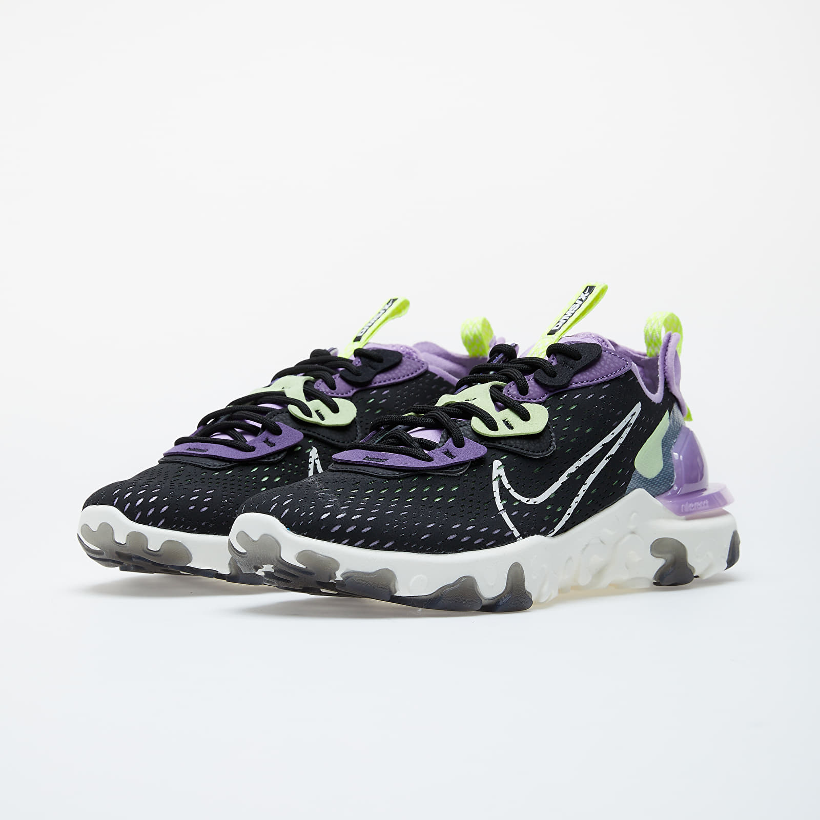 Men's shoes Nike React Vision Black/ Sail-Dk Smoke Grey-Gravity Purple
