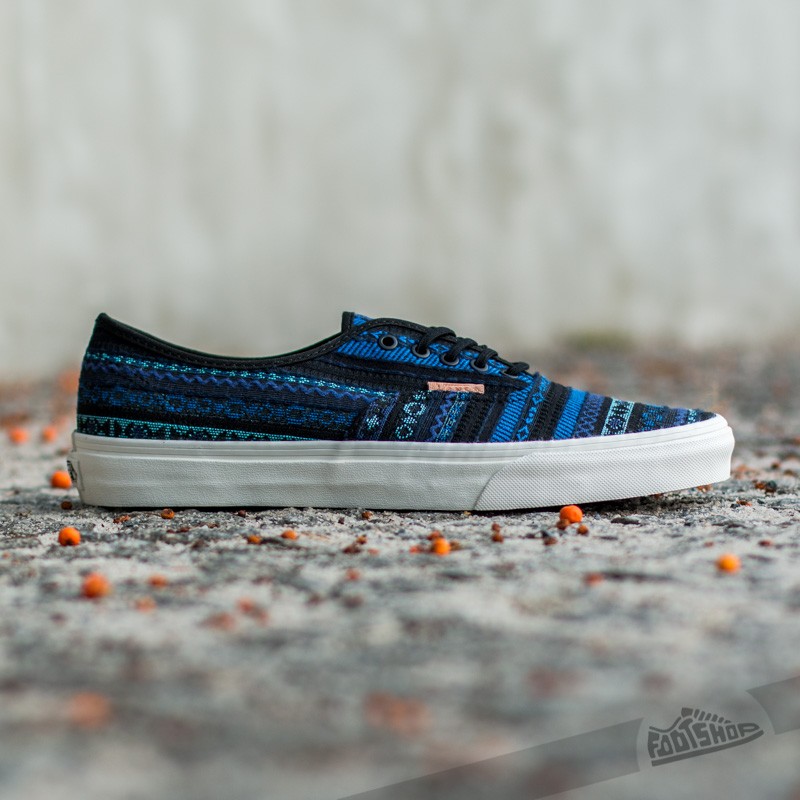 Men's shoes Vans Authentic California Italian Weave Blue/ Black