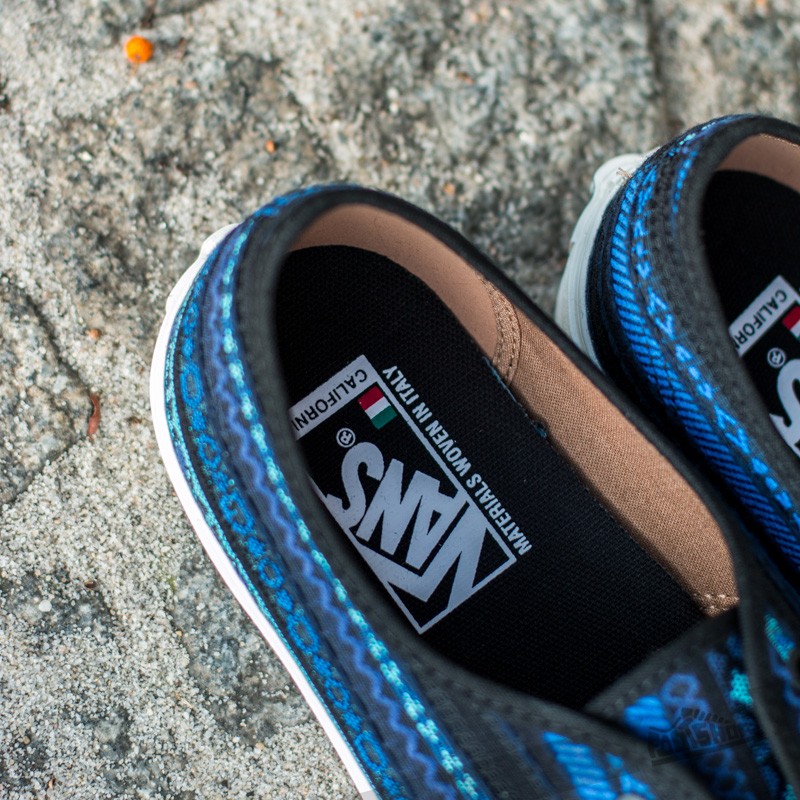 Men's shoes Vans Authentic California Italian Weave Blue/ Black
