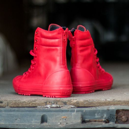 Red sales converse boots