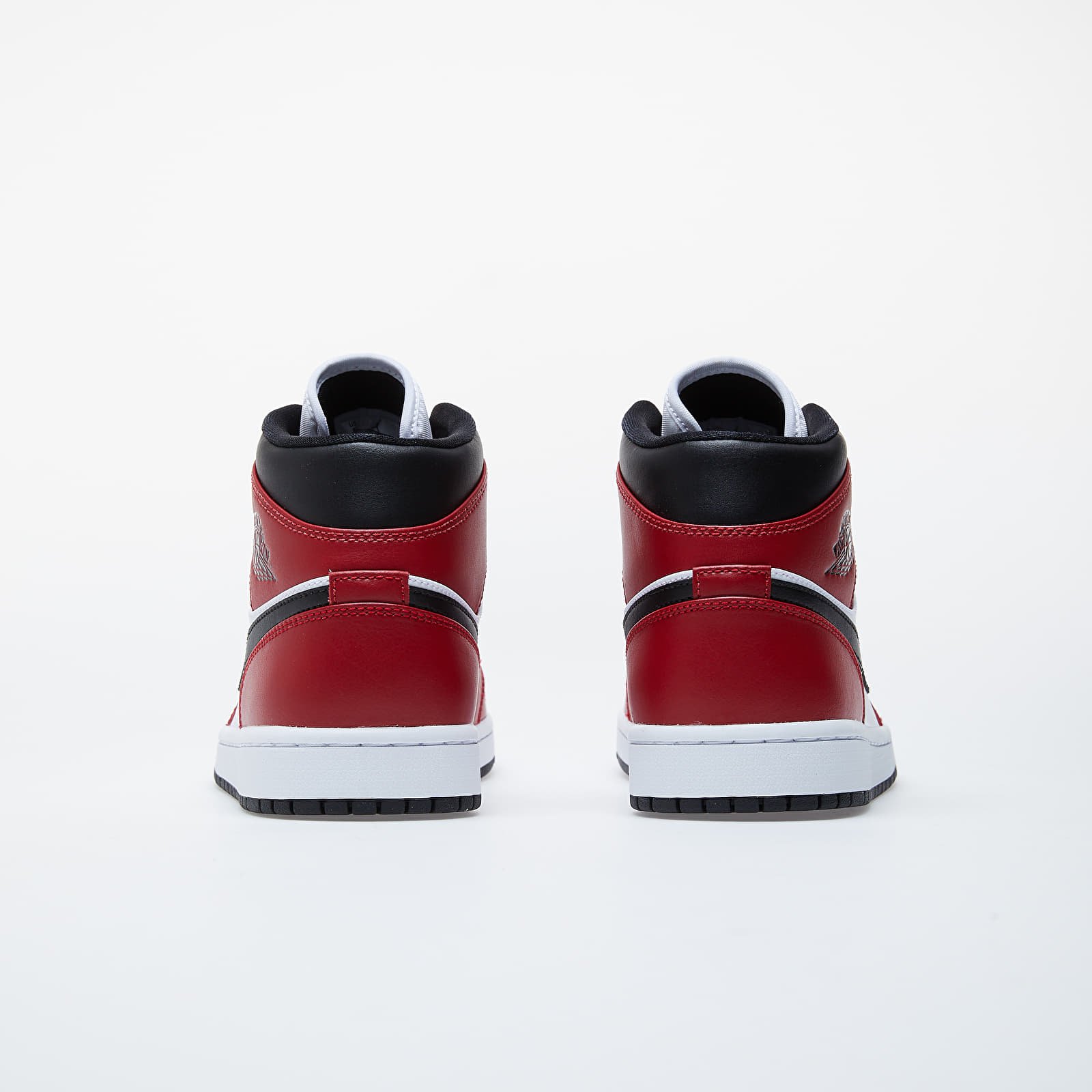 Herren Sneaker und Schuhe Jordan Air 1 Mid Black/ Black-Gym Red