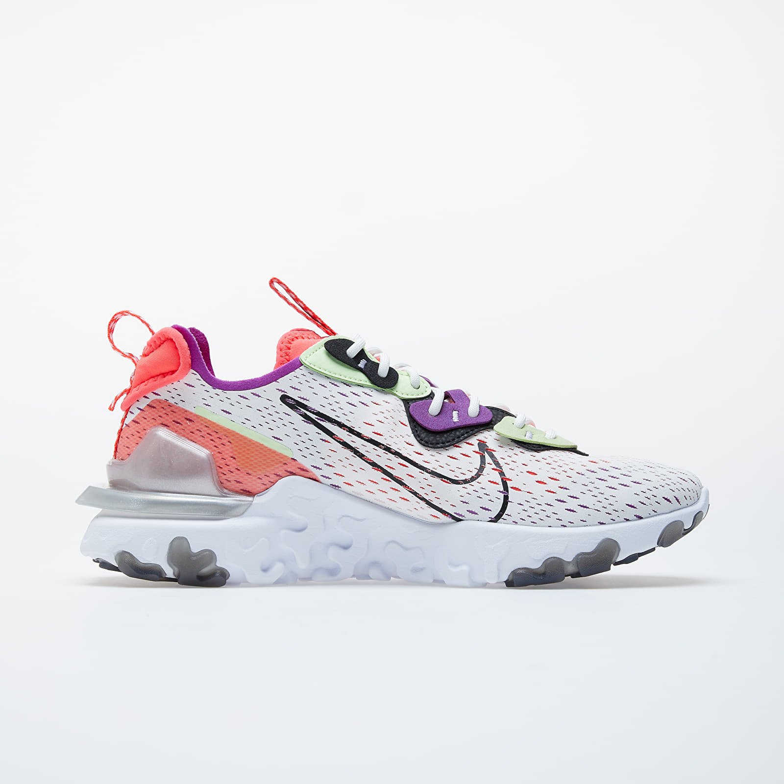 Men's shoes Nike React Vision Summit White/ Black-Barely Volt