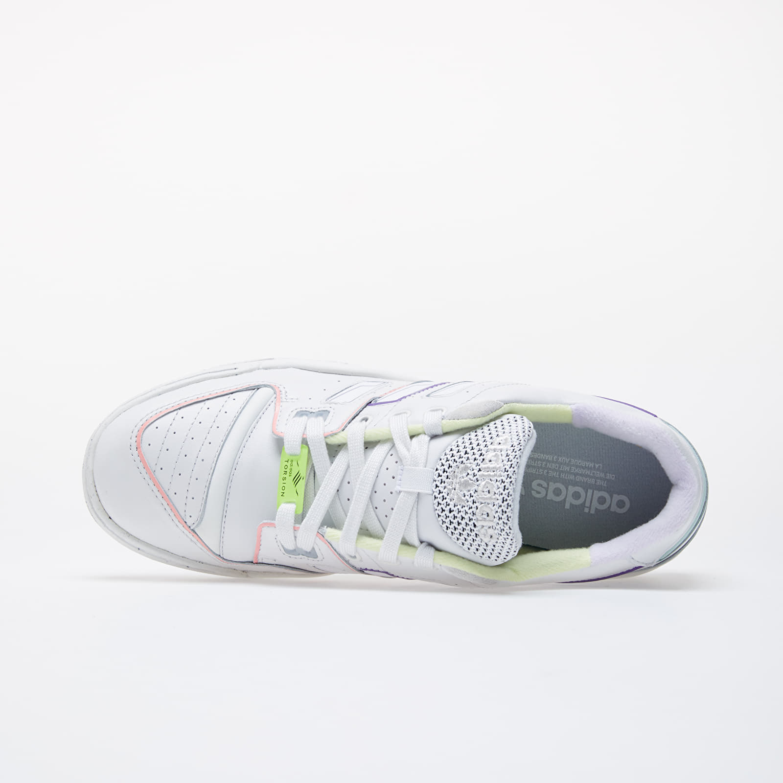 Men's shoes adidas Torsion Comp Crystal White/ Yellow Tint/ Purple Tint