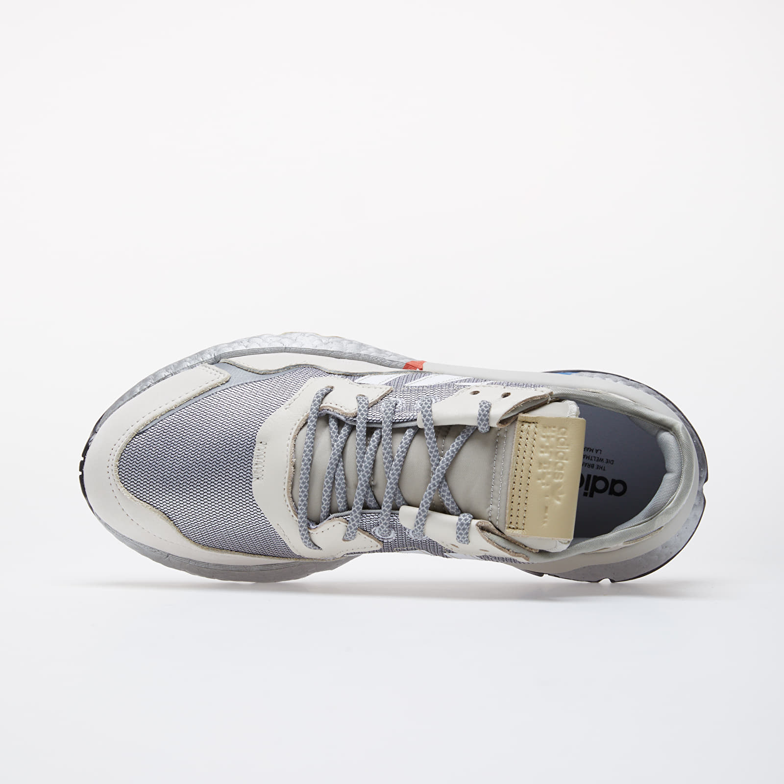 Încălțăminte și sneakerși pentru bărbați adidas Nite Jogger Silver Metalic/ Ftw White/ Aluminium