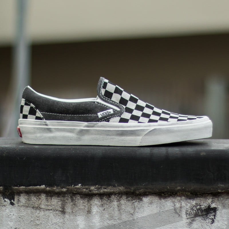 Vans checkerboard clearance overwashed