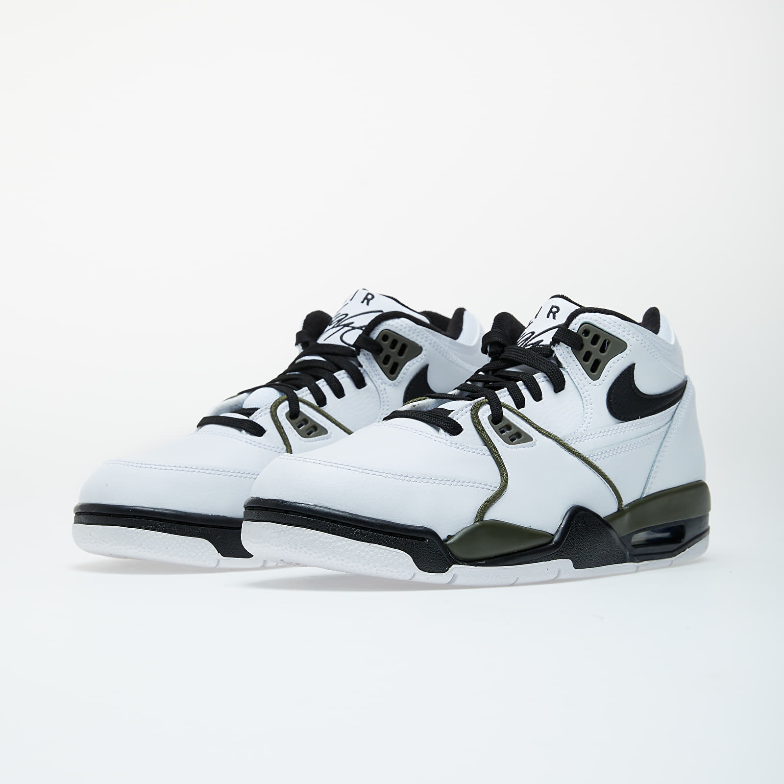 Férfi cipők Nike Air Flight 89 White/ Black-Medium Olive