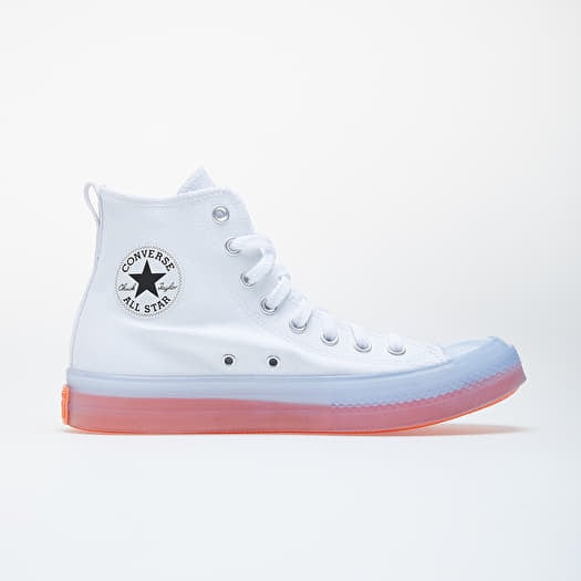 White and sales orange converse