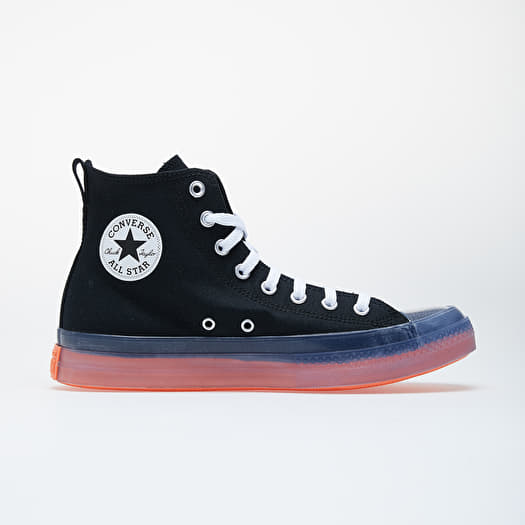 Orange and black chuck taylors hotsell