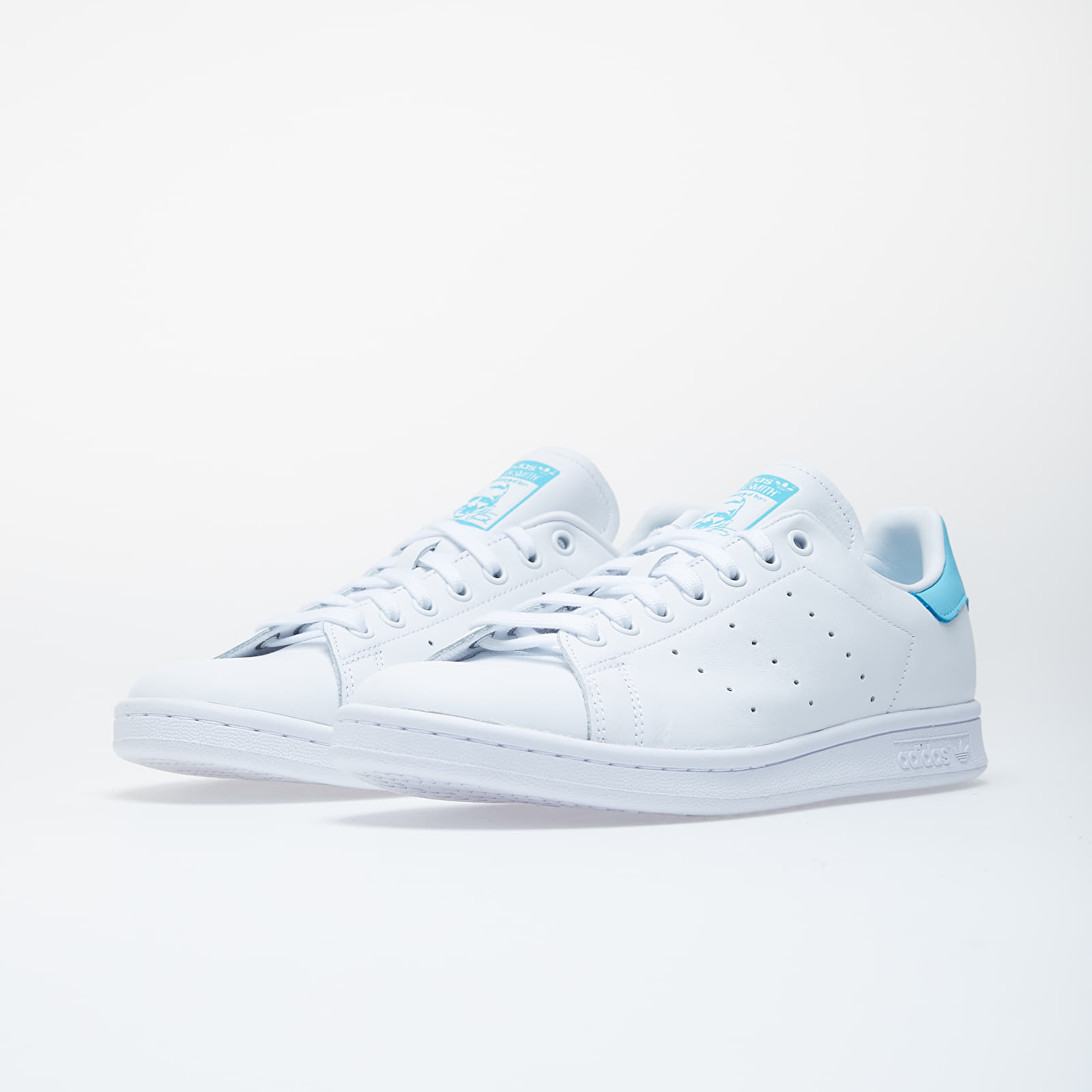 Men s shoes adidas Stan Smith Ftw White Ftw White Blue Glow Footshop
