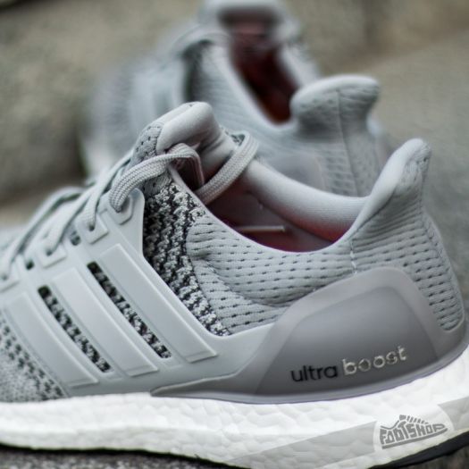 Women s shoes adidas Ultra Boost W Grey Silver Met Solar Red Footshop