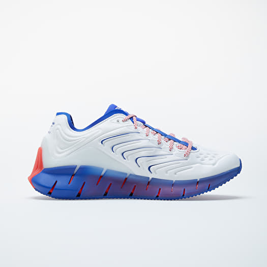 Men s shoes Reebok Zig Kinetica White Active Blue Radiate Red Footshop