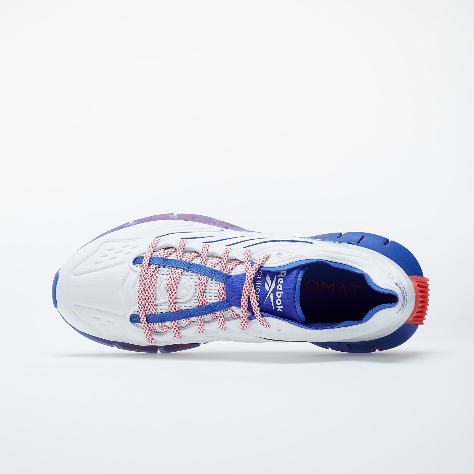 Zapatillas Hombre Reebok Zig Kinetica White/ Active Blue/ Radiate Red