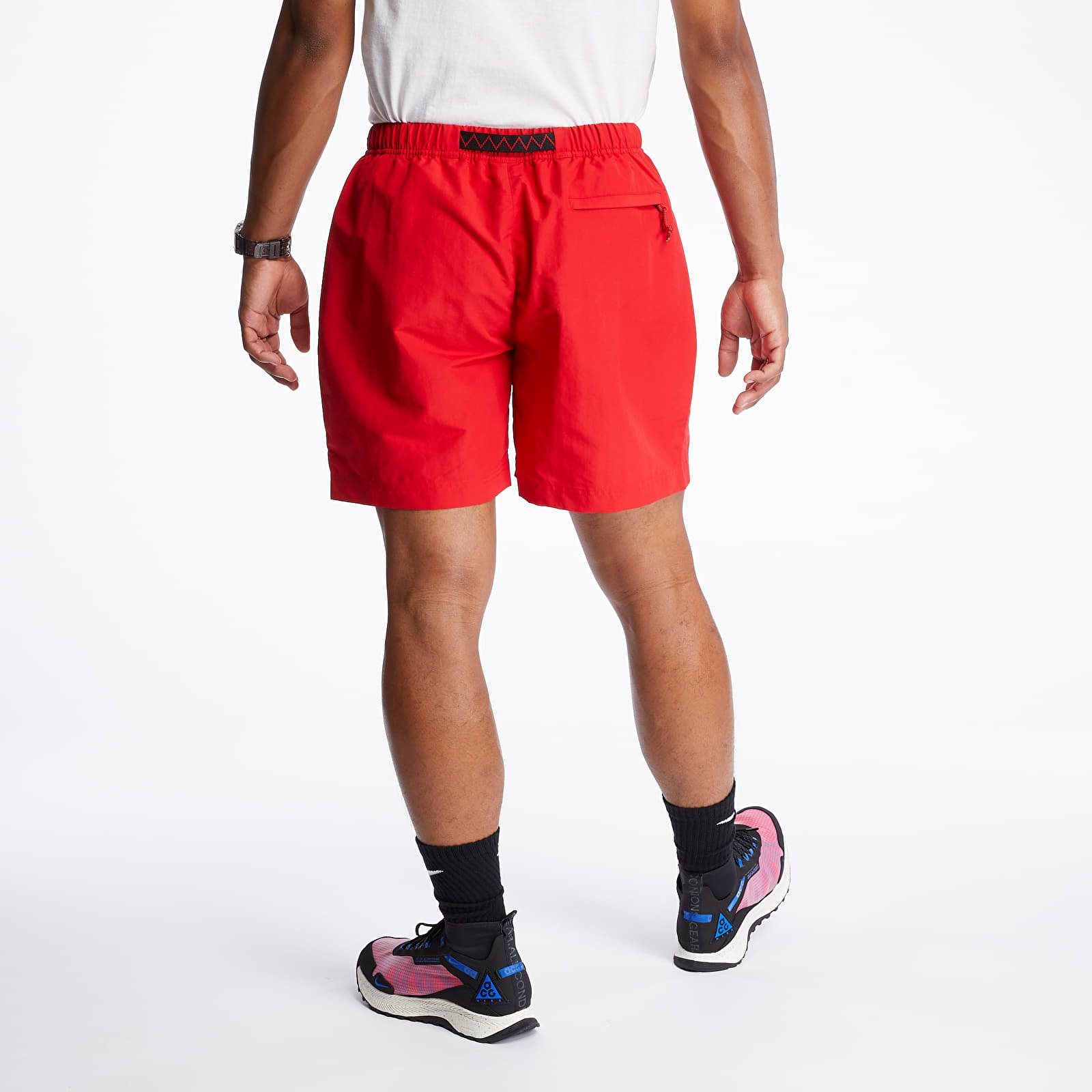 Nike woven shorts red hotsell